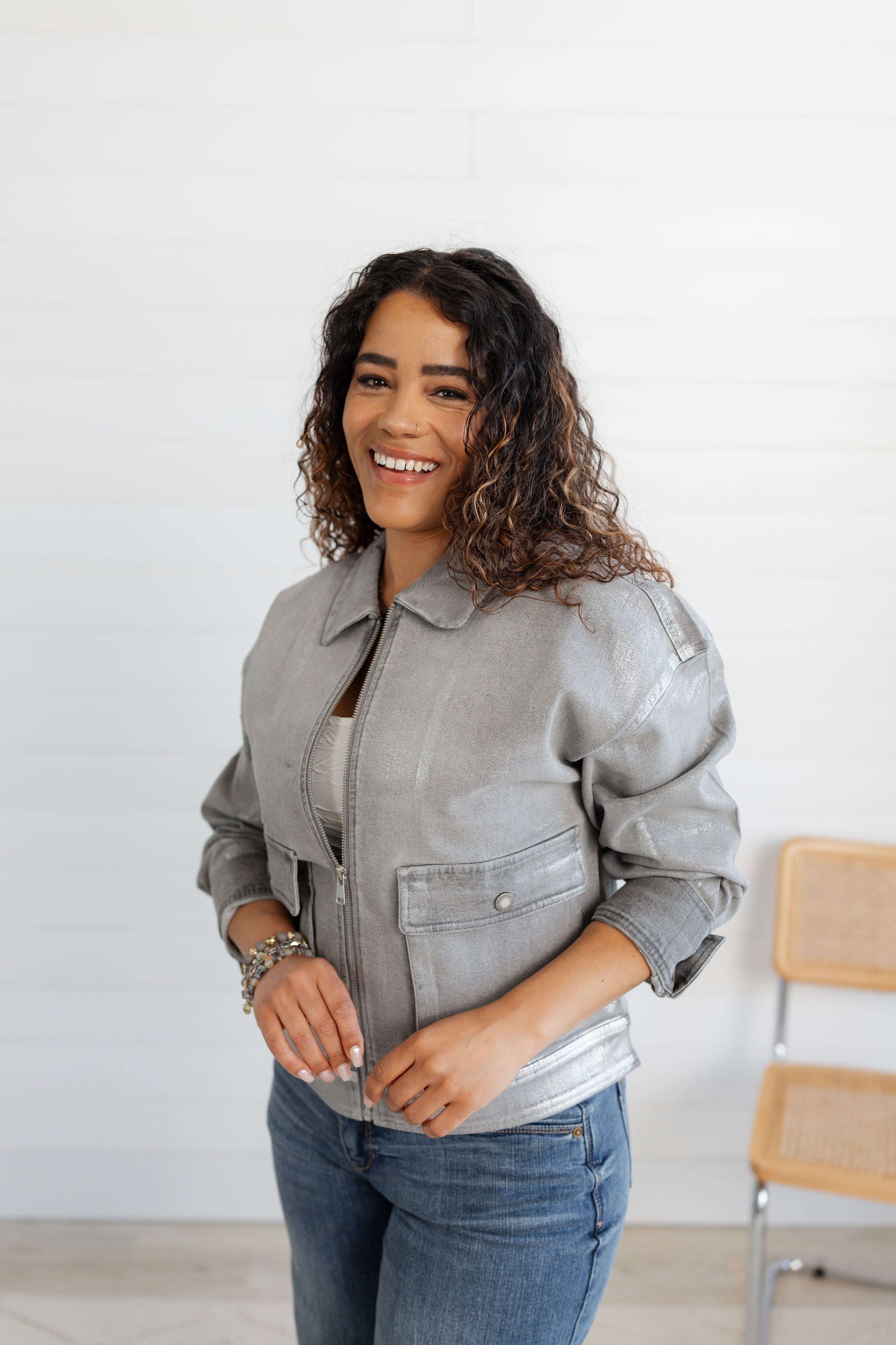 ジャケット・アウター New Classic Belted Denim Jacket Alexander Wang Leather Belted Jacket In Denim in Blue for